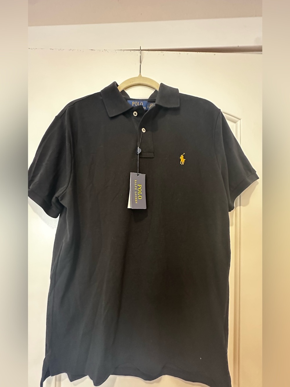 Polo by Ralph Lauren Black Polo with Yellow Pony